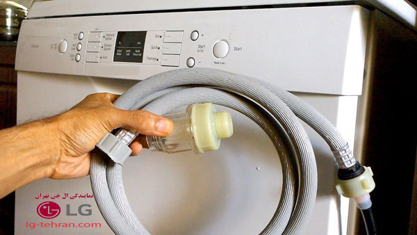علت تخلیه نشدن آب ماشین ظرفشویی ال جی شلنگ تخلیه